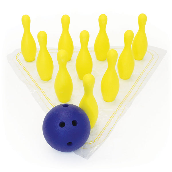 Soft Moulded Foam Bowling Set With Mat