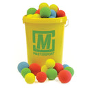 Soft Sponge Foam Balls Bucket of 48