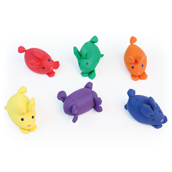 Bean Bag Animals Bunny, Set of 6