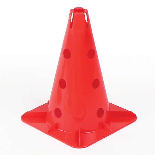 Plastic Cone With Holes 300mm, Red