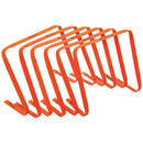 Precision Flat Hurdles Set 38cm High, Orange, Set of 6