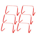 Wilks Flat Hurdle Set 30cm, Red, Set of 6