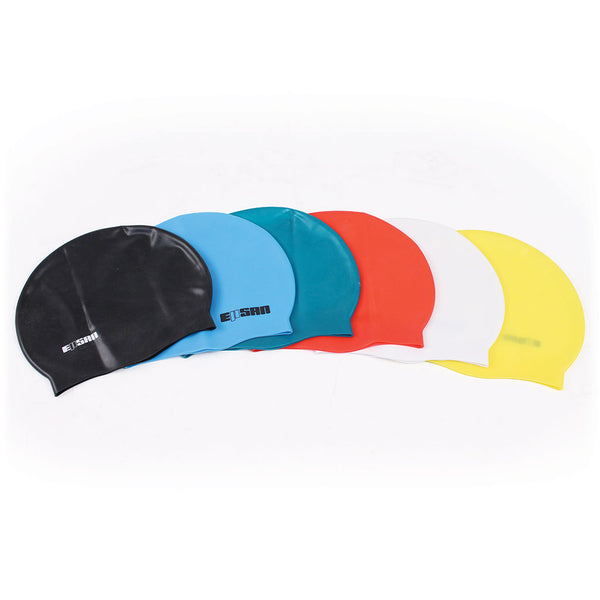 Silicone Swimming Cap Set of 6