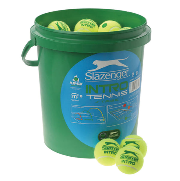 Slazenger Mini Tennis Green Ball 51G, 65mm, Bucket of 60