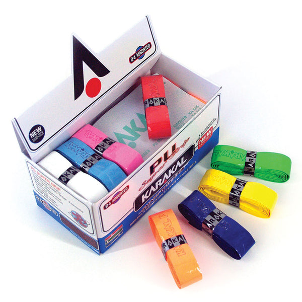 Karakal Pu Super Grip Assorted Colours, Box of 24
