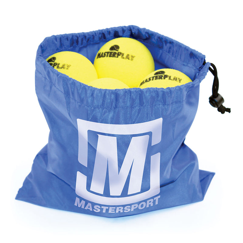 Masterplay Indoor Foam Tennis Ball 37G, 80mm, Bag of 12