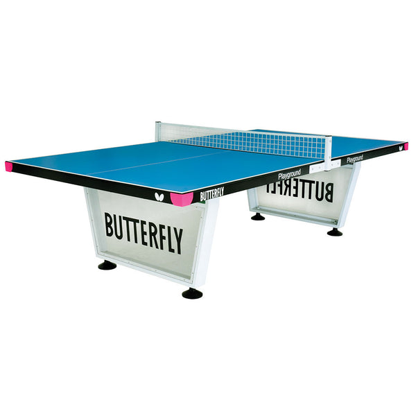 Butterfly Playground Outdoor Table Tennis Table Blue