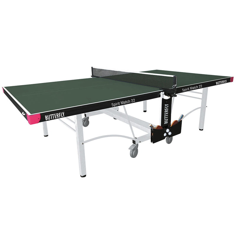 Butterfly Spirit Match 22 Indoor Table Tennis Table Green