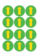 SAFE DISTANCE DIRECTIONAL ARROW, Set of 12