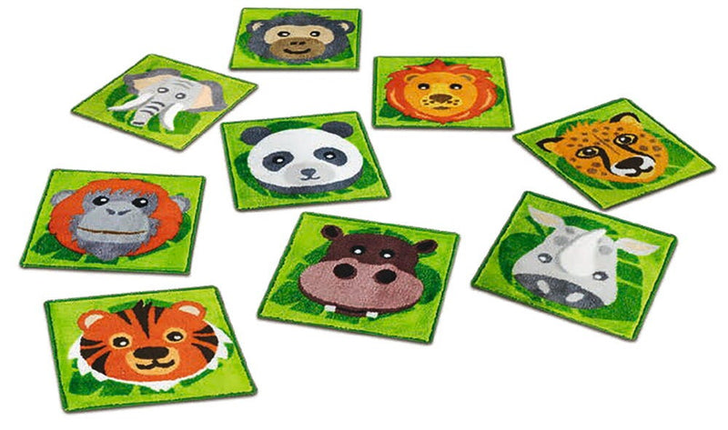 KIT FOR KIDS, ZOO CONSERVATION CARPET RANGE, ZOO CONSERVATION MINI PLACEMENT CARPETS, 400 x 400mm (each), Each