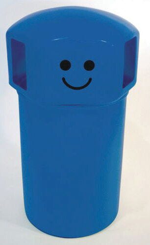 PLASTIC SPACEBIN, Blue, Each