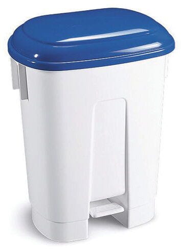 PEDAL BINS WITH COLOURED LIDS, Small, Blue Lid, Each