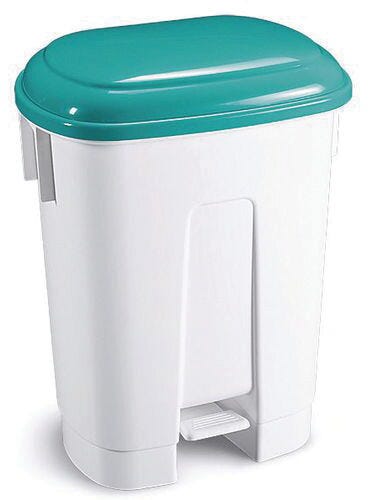 PEDAL BINS WITH COLOURED LIDS, Small, Green Lid, Each