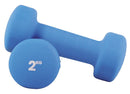 STRENGTH & WEIGHTS, Neoprene Dumbbells, 2kg, Pair