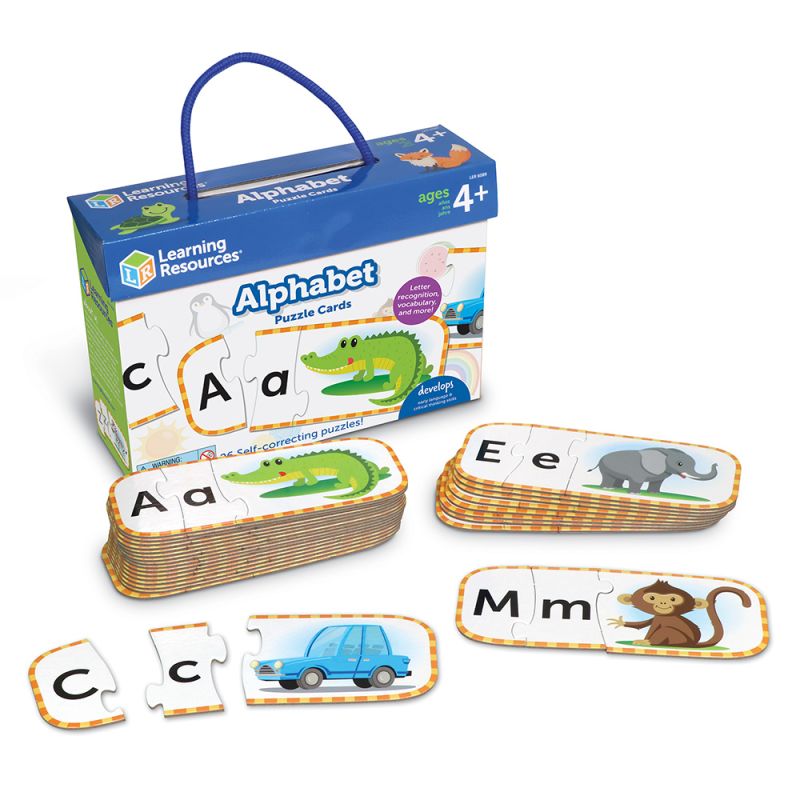 Upper & Lowercase Alphabet Puzzle Cards