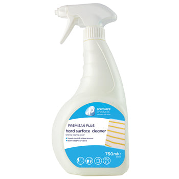 WASHROOMS AND TOILETS, Powerful Disinfectant Cleaner, Premisan Plus, Premiere Products, Case of 6 x 750ml