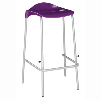 WSM STOOLS, 4 LEG STOOL, 610mm Seat height, Yellow