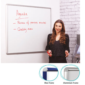 SMARTSHIELD WHITEBOARD, Non-Magnetic, 1800 x 1200mm, Aluminium