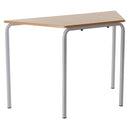 Table, CRUSHBENT STACKING FRAME, TRAPEZOIDAL, 1200 x 600mm, Sizemark 4 - 640mm height, Grey Speckle