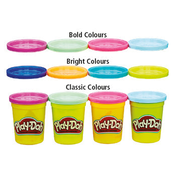 SOFT MODELLING DOUGH, Play-Doh Starter Pack, Age 2+, Pack of 4 x 112g