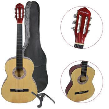 GUITARS, ROCKET CLASSICAL SPANISH GUITAR PACK, 3/4 Size, 9-10 years, Each