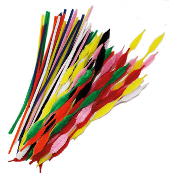 PIPE CLEANERS, Straight & Bumpy Stems, Pack of 50