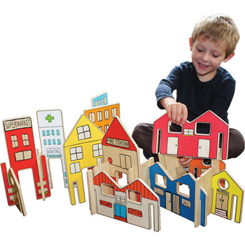 HAPPY ARCHITECT TOWN, Age 3+, Set of 26 pieces