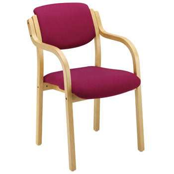 HEAVY DUTY WOODEN CHAIRS, Stacking, With Arms, Taboo, Smartbuy
