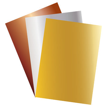 PAPER SHEETS, Metallic Paper, Bronze, Pack of 20 sheets