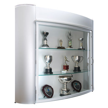 WALL MOUNTED, TROPHY SHOWCASES, Wall Mounted, Standard, 1200 x 250 x 1000mm height