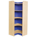 INTERNAL CORNER BOOKCASE, 1250mm height, Powder Blue