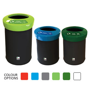 RECYCLING BINS, ECOACE, Medium, White, Leafield Environmental, Each