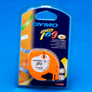 ELECTRONIC LABELLING MACHINES, DYMO(R) LetraTag Tapes, Size: 12mm x 4m, Plastic - Cosmic Red, Each