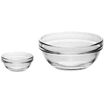 GLASSWARE, BOWLS, 100mm dia., 240ml, Pack of 6