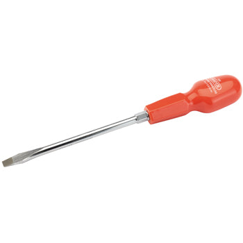 SCREWDRIVERS, Cabinet, Plastic Handle, 150mm blade x 8mm tip width, Each