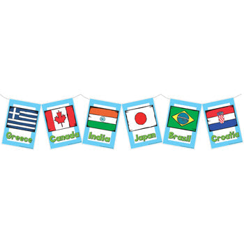 FLAGS OF THE WORLD, Poster Pack, Set of 40