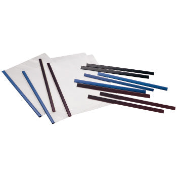 SLIDE BINDERS, Blue, A4, 5mm, Box of 100