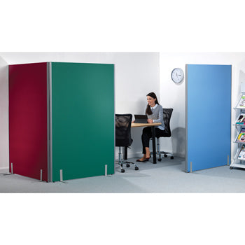 SPACE DIVIDERS, 1000 x 1800mm height, Maroon