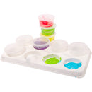 POT STAND WITH SHALLOW POTS, Spare Pots & Lids, Pack of 10