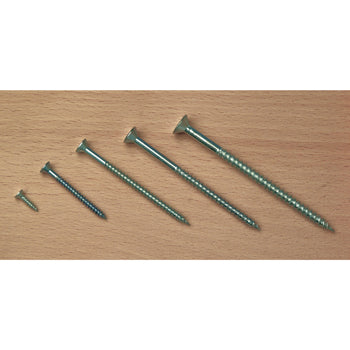 FASTENINGS, SCREWS, Woodscrews Countersunk Cross Head, No.10 x 11/2'', Box of 200