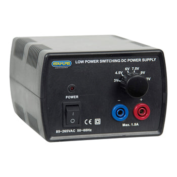 POWER SUPPLIES, 3-12V Stepped, 1.5A Regulated DC, Each