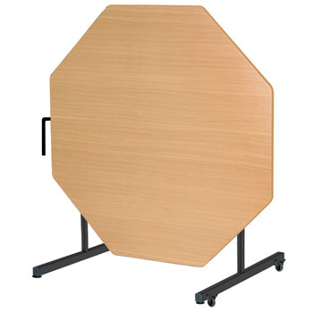 FLIP TOP TABLES, OCTAGONAL, 710mm height, Beech