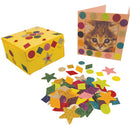 GLITTER MOSAICS, Glitter Paper Assorted Shapes, 10-30mm, Pack of 3000