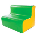 LOW SEATING, Children's Sofas, 2 Seater, Green/ Yellow