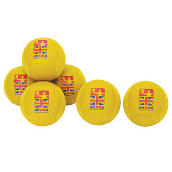 OFFICIAL UKDBA DODGEBALLS, Junior (Age 11-15), 180mm Dia., Set of 6
