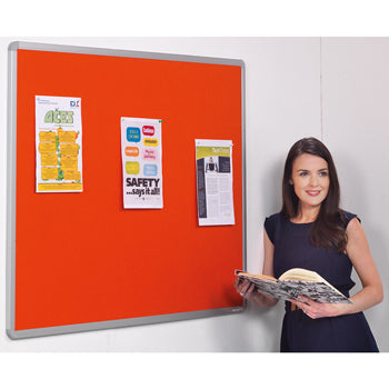 ACCENTS FLAMESHIELD NOTICEBOARDS, Aluminium Framed, 1200 x 900mm, Lavender