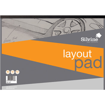 PADS FOR DRY MEDIA, Silvine Layout Pad, A3, Each