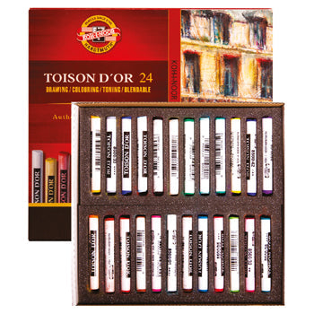 SOFT PASTELS, Koh-i-noor Toison D'Or, Pack of 24