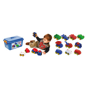 CHUNKY SAND VEHICLES TUB, Set of 10