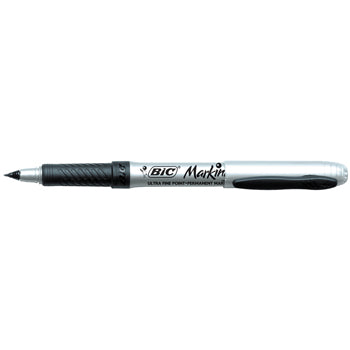 PERMANENT MARKERS, BiC(R) Marking Pocket 1445, Black, Pack of 12